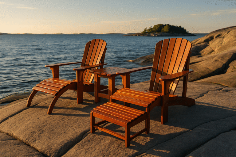 Adirondack Premium 20251015 1926 skärgårdsstolar i solen remix 01k7medbhzfn58tdyd6mpjwsgk