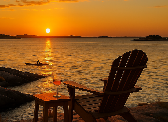 20250617 1358 sunset kayaking serenity remix 01jxyvyw8rfhq9e2fte3npkz8r