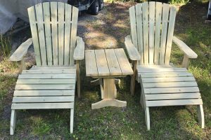 Adirondack Classic från Roslagsdesign klassiska stolar i adirondack stil.